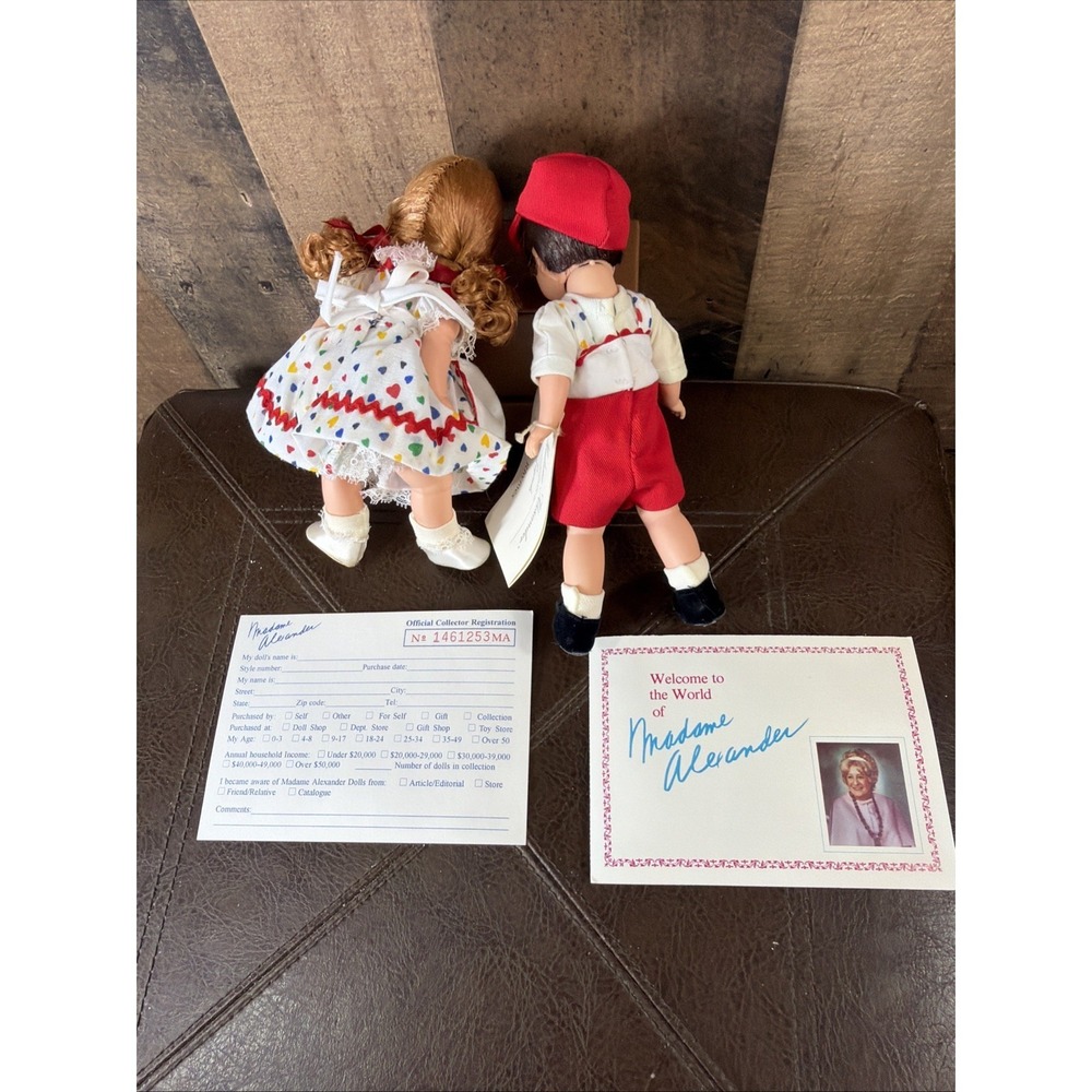 Vintage Madame‎ Alexander Jack and Jill 8" Dolls Storyland Box Wear Stain 1987 - Picture 9 of 16